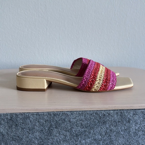 Maeve Raffia Slip-On Sandals - Picture 9 of 11